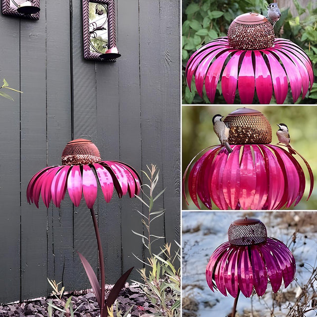 Sherem - Mangeoire pour oiseaux en forme de fleur