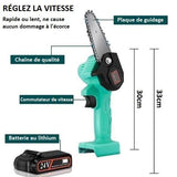 Mini scie à chaîne électrique rechargeable